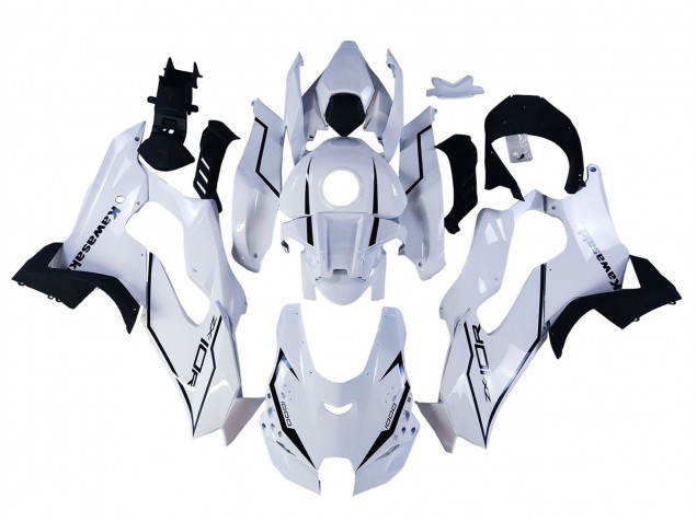 2021-2025 Kawasaki ZX10R Motorcycle Fairings - White Black Australia