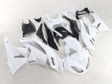 Affordable 2009-2012 Kawasaki ZX6R Motorcycle Fairings - White Black Ninja Australia