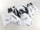 2009-2012 Kawasaki ZX6R Motorcycle Fairings - White Black Ninja Australia