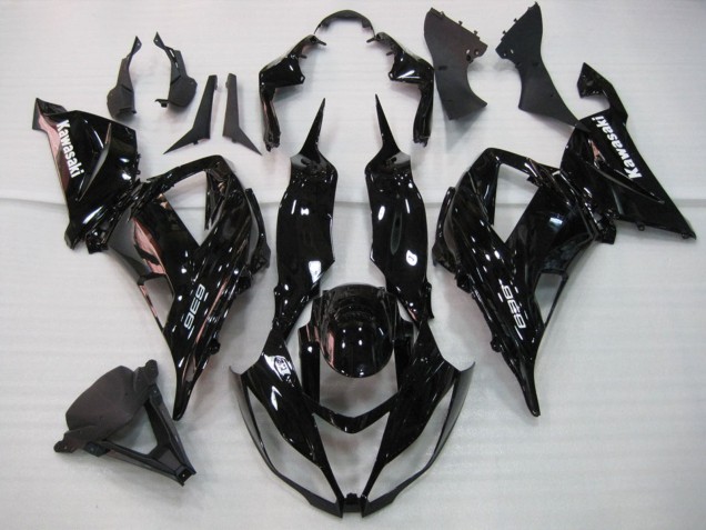2013-2018 Kawasaki ZX6R Motorcycle Fairing - Glossy Black Australia
