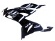 2019-2022 Kawasaki ZX6R Motorcycle Fairings - Glossy Black White Australia