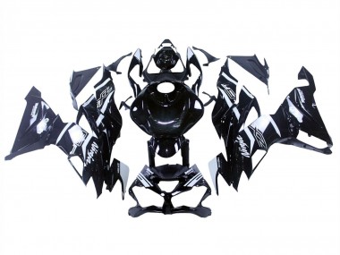 Affordable 2019-2022 Kawasaki ZX6R Motorcycle Fairings - Glossy Black White Australia