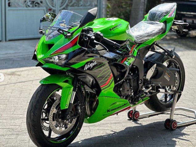 2019-2022 Kawasaki ZX6R Motorcycle Fairings - Green Glossy Black Red Australia
