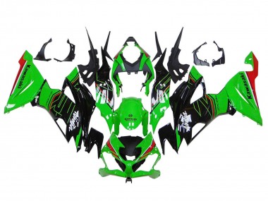 Affordable 2019-2022 Kawasaki ZX6R Motorcycle Fairings - Green Glossy Black Red Australia