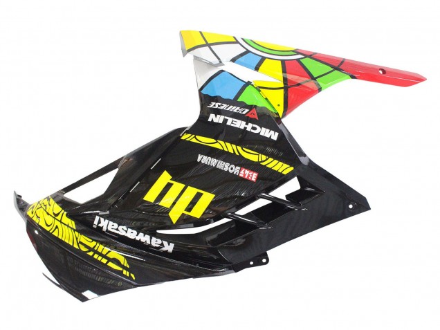2013-2024 Kawasaki EX300 Motorcycle Fairings - Glossy Black Yellow Red Green Blue White Australia