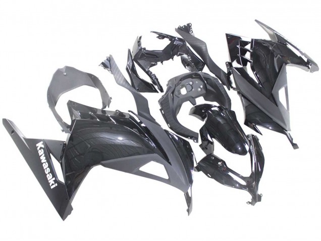 2013-2024 Kawasaki EX300 Motorcycle Fairings - Glossy Black Australia