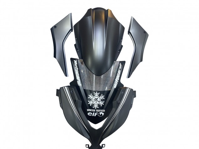 2013-2024 Kawasaki EX300 Motorcycle Fairings - Matte Black White Elf Snow Australia