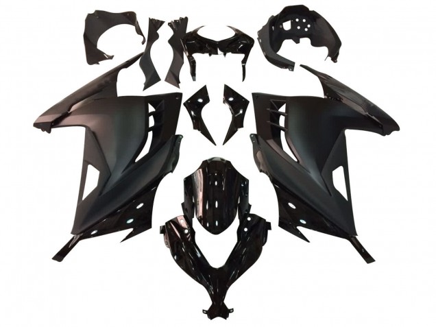 2013-2024 Kawasaki EX300 Motorcycle Fairing - Glossy Black Matte Black Australia