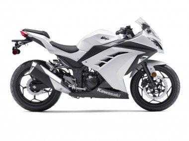 Affordable 2013-2017 Kawasaki EX300 Motorcycle Fairings - White Black Australia