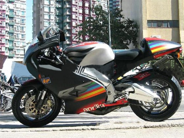 2000-2005 Aprilia RS125 Motorcycle Fairings - Black Red Silver Australia