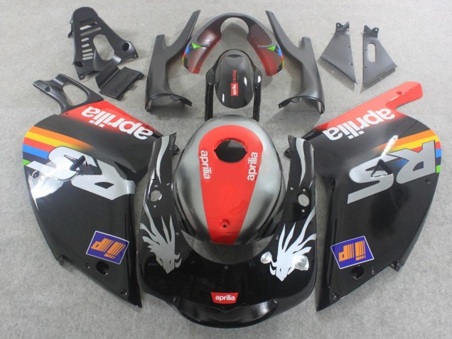 2000-2005 Aprilia RS125 Motorcycle Fairings - Black Red Silver Australia