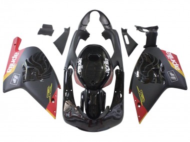 Affordable 2000-2005 Aprilia RS125 Motorcycle Fairings - Black Red Yellow Australia