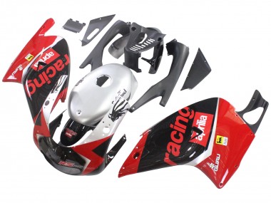 Affordable 2000-2005 Aprilia RS125 Motorcycle Fairings - Red Black Silver Racing Australia