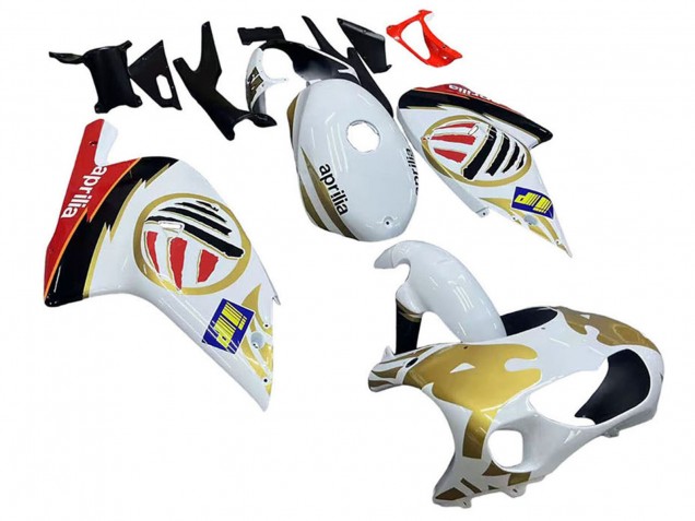 2000-2005 Aprilia RS125 Motorcycle Fairings - White Yellow Red Australia