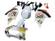 2000-2005 Aprilia RS125 Motorcycle Fairings - White Yellow Red Australia