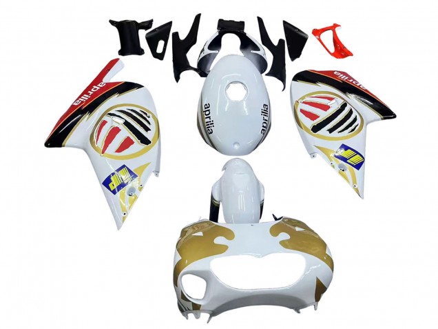 2000-2005 Aprilia RS125 Motorcycle Fairings - White Yellow Red Australia