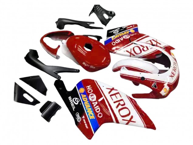2000-2005 Aprilia RS125 Motorcycle Fairings - White Red Yellow Blue Xerox Australia
