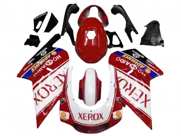 2000-2005 Aprilia RS125 Motorcycle Fairings - White Red Yellow Blue Xerox Australia