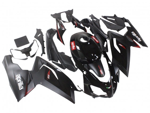 2006-2011 Aprilia RS125 Motorcycle Fairings - Glossy Black Red White Decal Australia