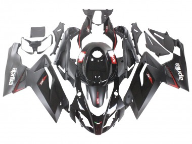 Affordable 2006-2011 Aprilia RS125 Motorcycle Fairings - Glossy Black Red White Decal Australia