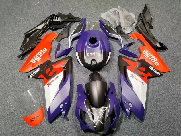 2006-2011 Aprilia RS125 Motorcycle Fairings - Dark Purple Red Black White Australia