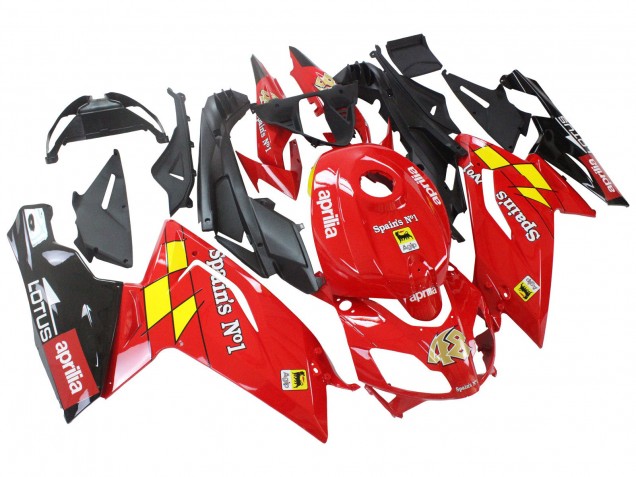 2006-2011 Aprilia RS125 Motorcycle Fairings - Red White Yellow Black Australia