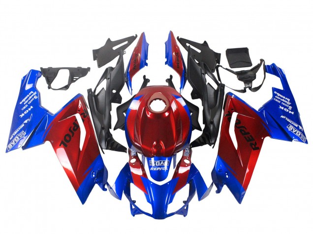 2006-2011 Aprilia RS125 Motorcycle Fairings - Blue Red Australia