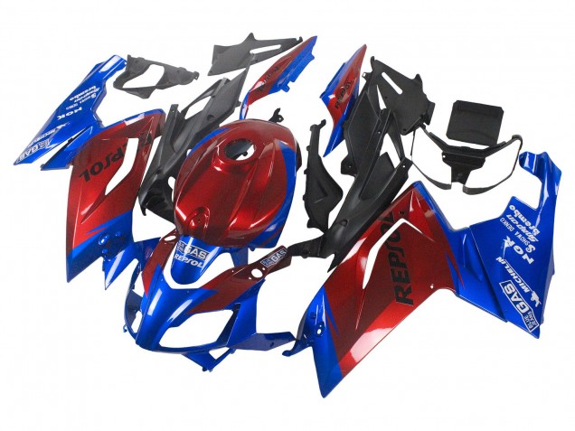 2006-2011 Aprilia RS125 Motorcycle Fairings - Blue Red Australia