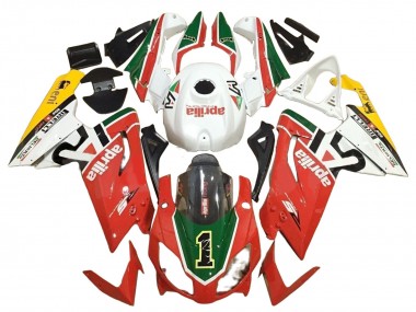 Affordable 2006-2011 Aprilia RS125 Motorcycle Fairings - White Red Green Australia