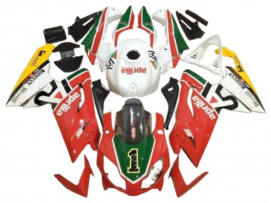 Affordable 2006-2011 Aprilia RS125 Motorcycle Fairings - White Red Green Australia