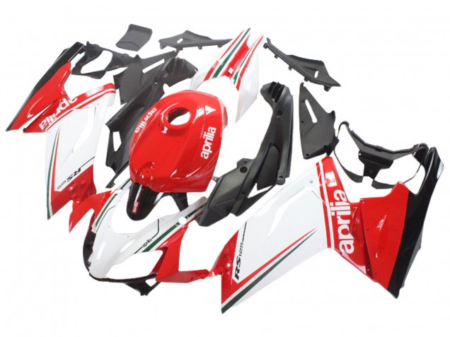 2006-2011 Aprilia RS125 Motorcycle Fairings - White Red Black Australia
