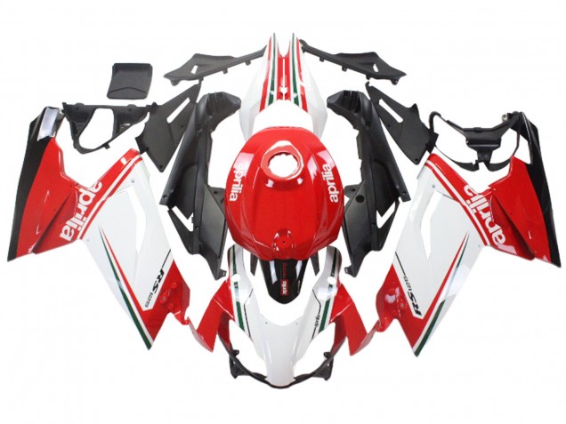 2006-2011 Aprilia RS125 Motorcycle Fairings - White Red Black Australia