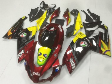 Affordable 2006-2011 Aprilia RS125 Motorcycle Fairings - Red Yellow Black Shark Australia