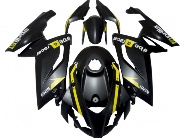 2006-2011 Aprilia RS125 Motorcycle Fairings - Matte Black Yellow Australia