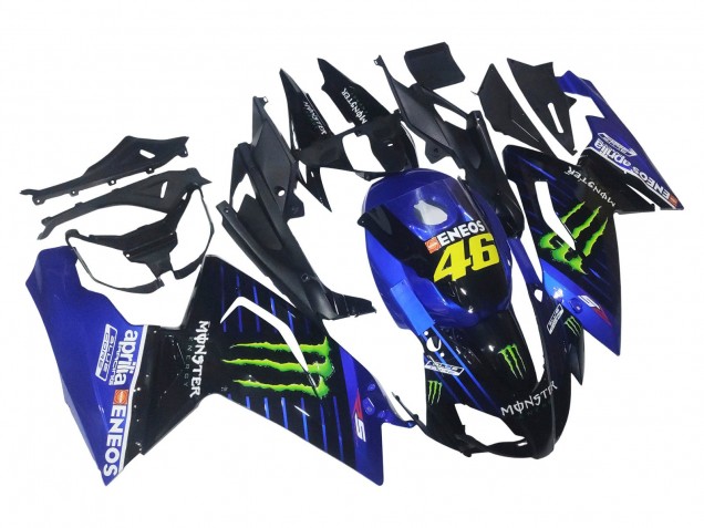 2006-2011 Aprilia RS125 Motorcycle Fairings - Blue Black Green Monster 46 Australia