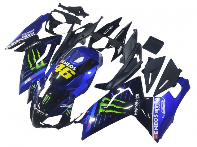 2006-2011 Aprilia RS125 Motorcycle Fairings - Blue Black Green Monster 46 Australia