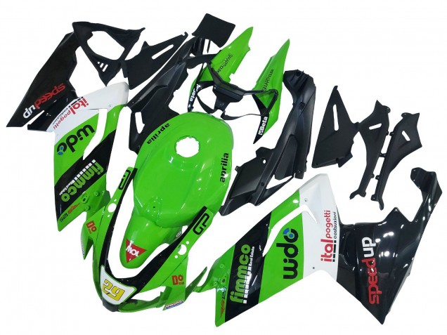 2006-2011 Aprilia RS125 Motorcycle Fairing - Green White Black Australia