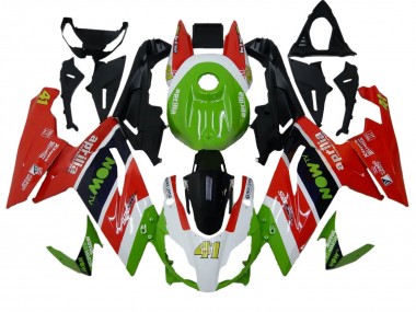 Affordable 2006-2011 Aprilia RS125 Motorcycle Fairings - Green White Red Black Australia