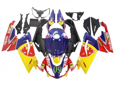 Affordable 2006-2011 Aprilia RS125 Motorcycle Fairings - Yellow Dark Blue Red Bull Australia