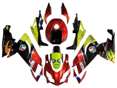Affordable 2012-2018 Aprilia RS4 50 125 Motorcycle Fairings - Red Yellow Glossy Black Shark Australia