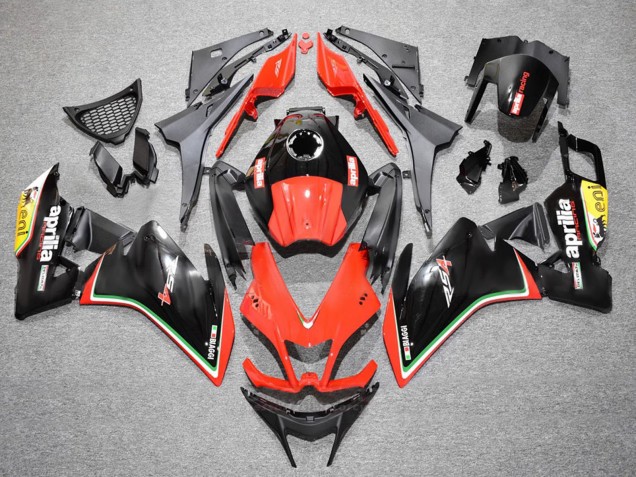 2012-2018 Aprilia RS4 50 125 Motorcycle Fairings - Red Yellow Glossy Black Australia
