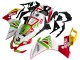 2012-2018 Aprilia RS4 50 125 Motorcycle Fairing - White Red Green Yellow Alitalia Australia