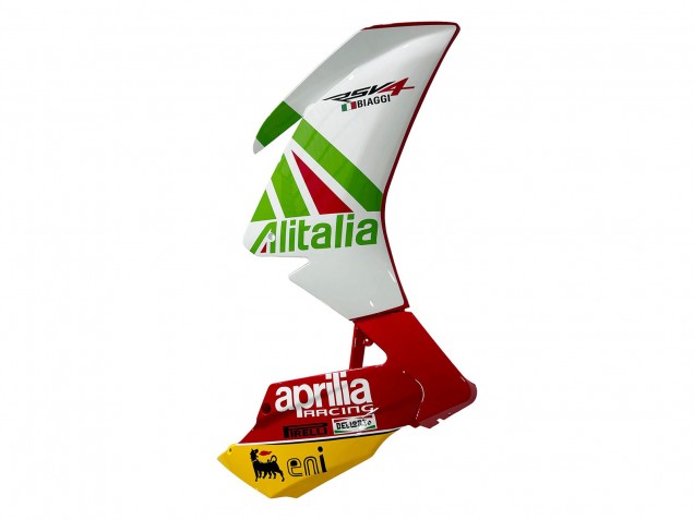 2012-2018 Aprilia RS4 50 125 Motorcycle Fairing - White Red Green Yellow Alitalia Australia