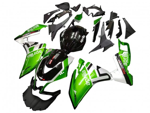2012-2018 Aprilia RS4 50 125 Motorcycle Fairings - White Green Glossy Black Australia