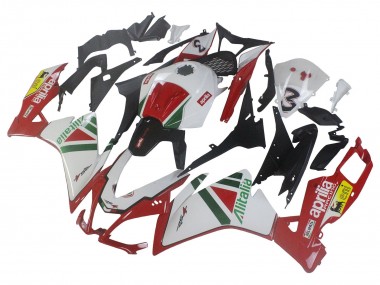 Affordable 2012-2018 Aprilia RS4 50 125 Motorcycle Fairing Kits - White Red Green Yellow Alitalia Australia