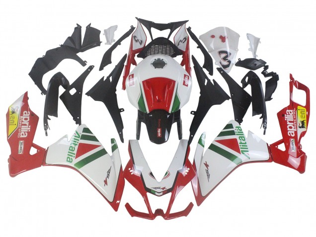 2012-2018 Aprilia RS4 50 125 Motorcycle Fairing Kits - White Red Green Yellow Alitalia Australia