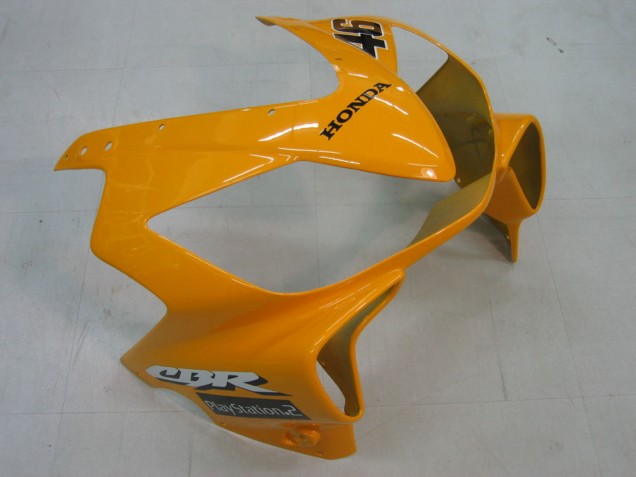 2004-2007 Honda CBR600 F4i Motorcycle Fairings - Yellow Blue White Black Nastro Azzurro Australia