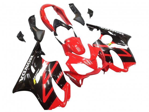 2004-2007 Honda CBR600 F4i Motorcycle Fairing - Red Glossy Black Australia