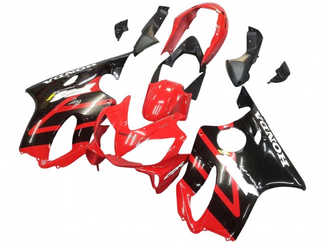 2004-2007 Honda CBR600 F4i Motorcycle Fairing - Red Glossy Black Australia