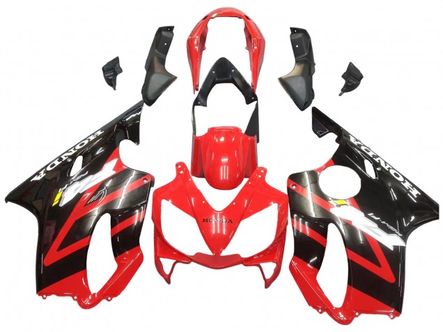 2004-2007 Honda CBR600 F4i Motorcycle Fairing - Red Glossy Black Australia